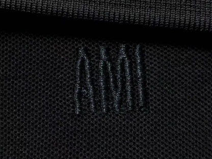 Camisa Polo AMI Paris Mini Heart Logo Classic