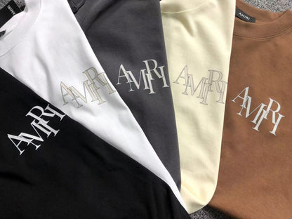 Camiseta AMIRI Monogram Oversized Back Logo