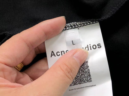 Camiseta Acne Studios Embroidered Script Logo