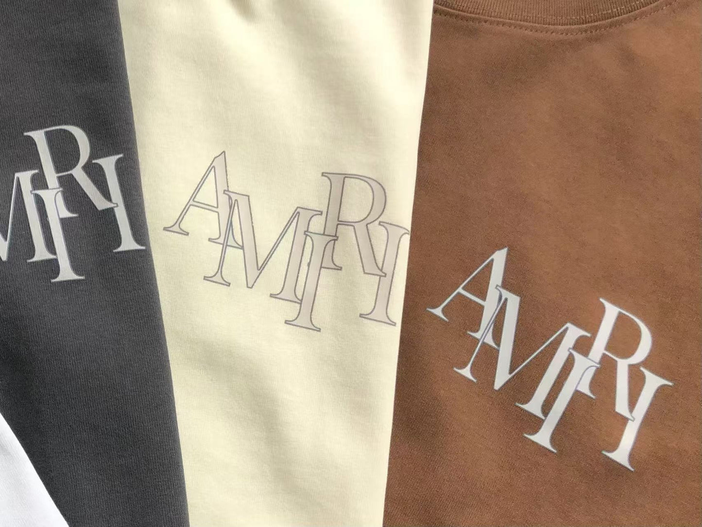 Camiseta AMIRI Monogram Oversized Back Logo