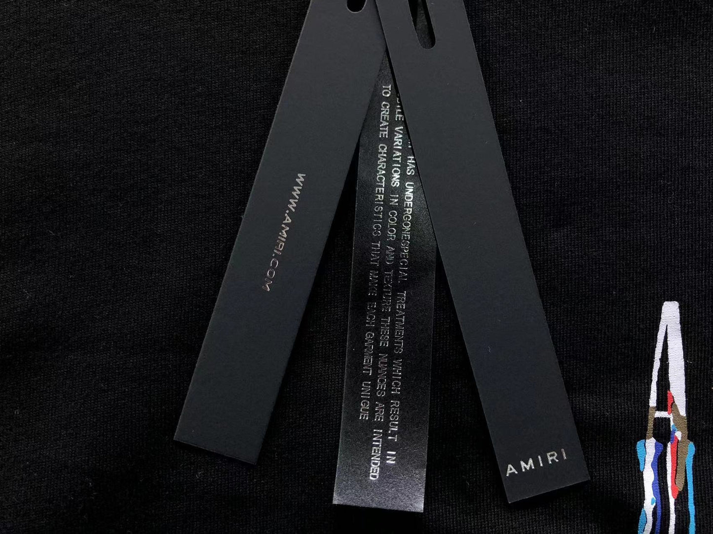 Camiseta AMIRI Drip Paint Logo