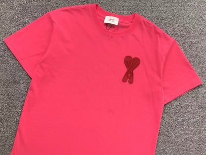 Camiseta AMI Paris Big Heart Patch Classic
