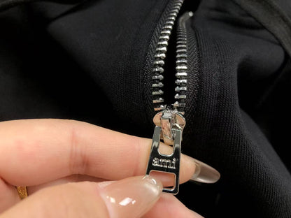 Moletom AMI Paris Hoodie com Zíper