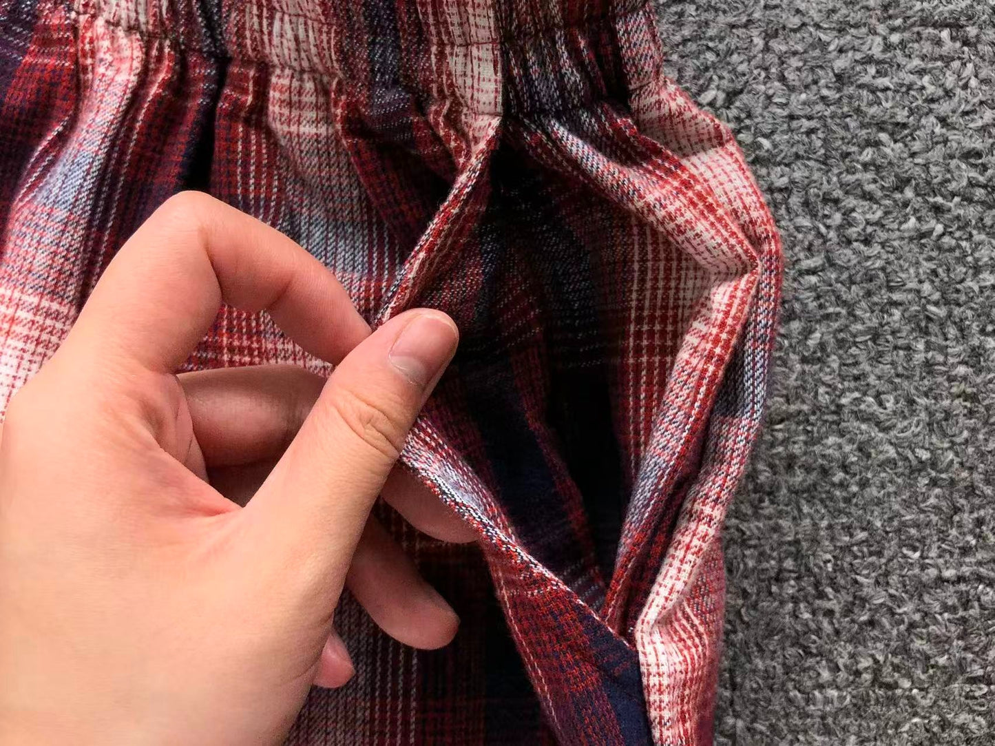 Conjunto Acne Studios Flannel Checkered set
