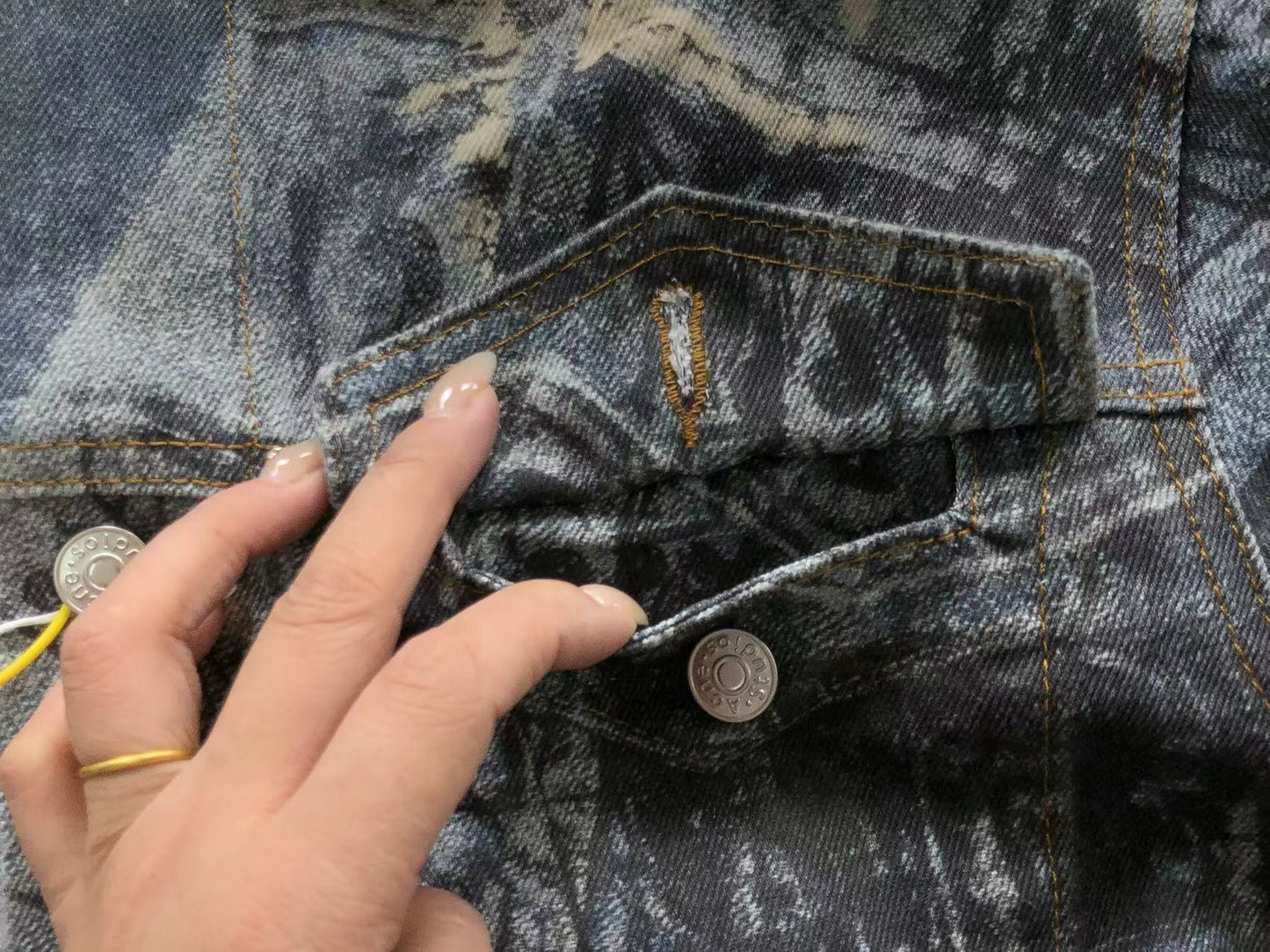 Conjunto Acne Studios Burnout Punk Denim