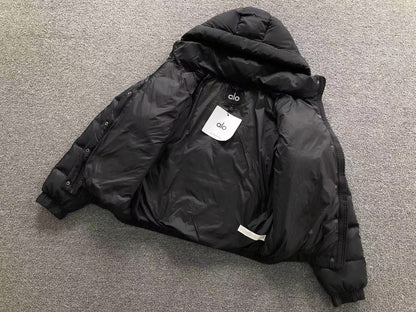 Jaqueta ALO puffer com capuz Feminino
