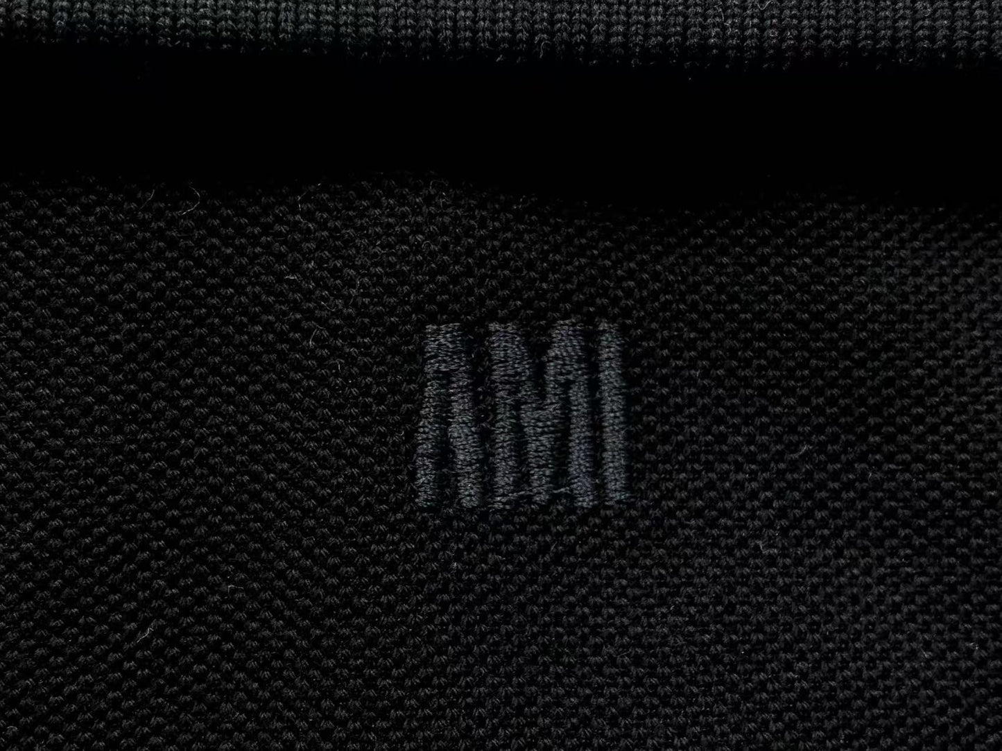Camiseta Polo AMI Paris Piquet Logo Coração