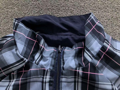 Jaqueta Adidas Reversible Plaid Track Jacket