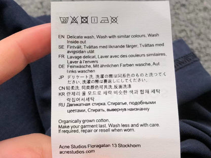 Camiseta Acne Studios Worn Circle Graphic