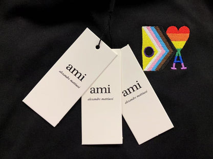 Camiseta AMI Paris Multicolor Heart Edition
