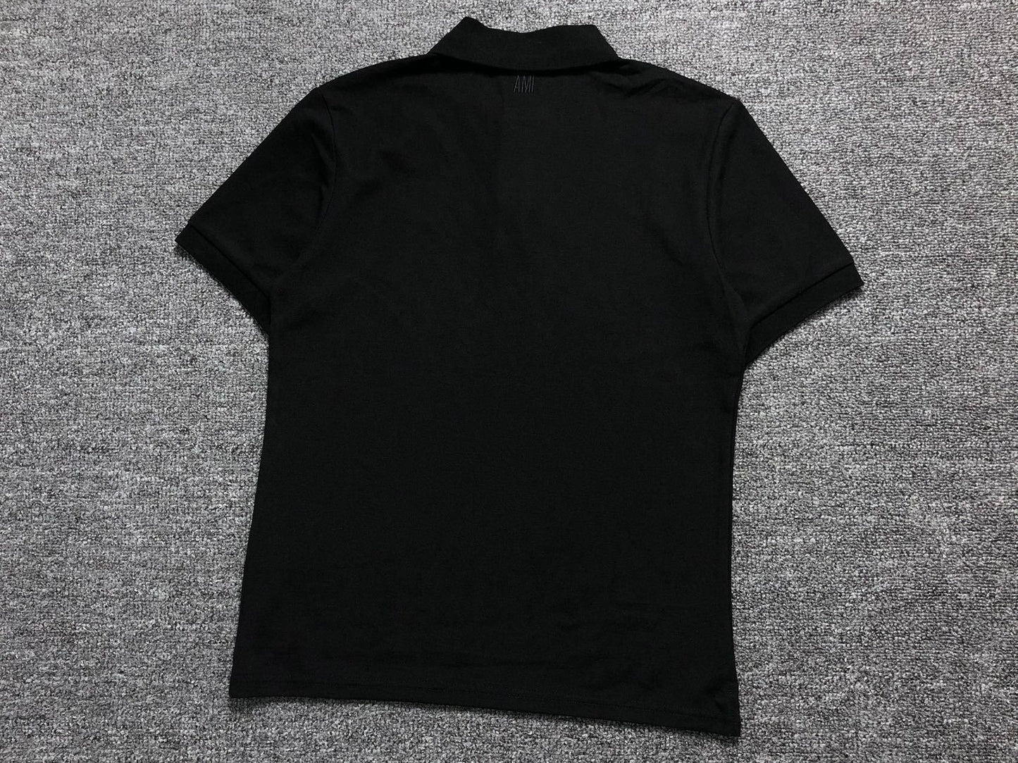 Camisa Polo AMI Paris Mini Heart Logo Classic