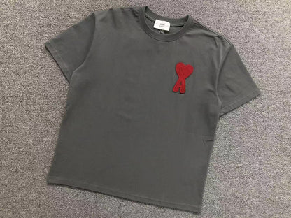 Camiseta AMI Paris Big Heart Patch Classic