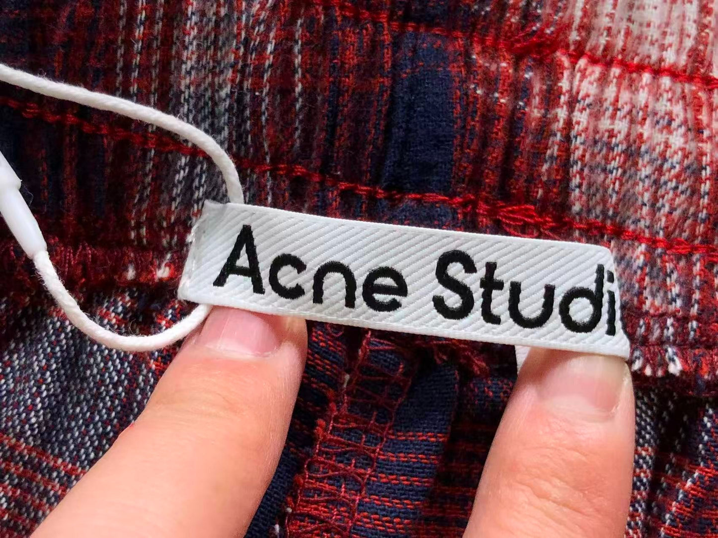 Conjunto Acne Studios Flannel Checkered set