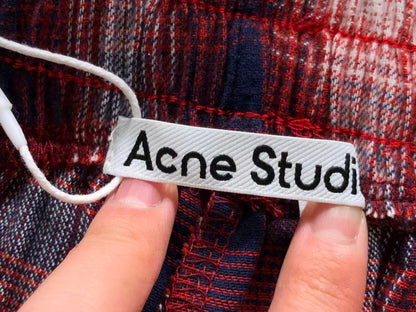 Conjunto Acne Studios Flannel Checkered set