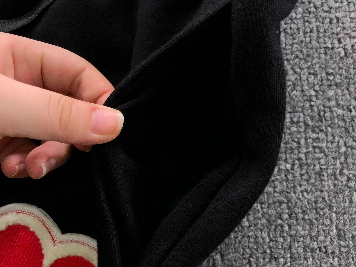 Calça Jogger AMI Paris Big Logo Heart Moletom