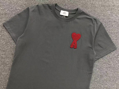 Camiseta AMI Paris Big Heart Patch Classic