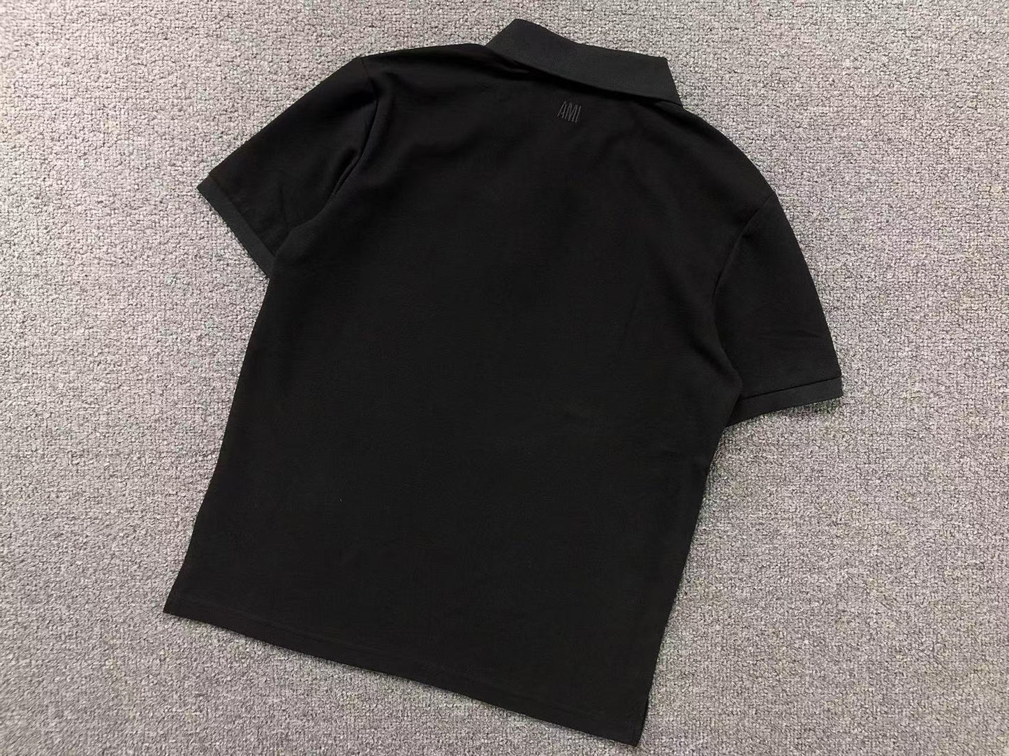 Camisa Polo AMI Paris Big Heart Logo Classic