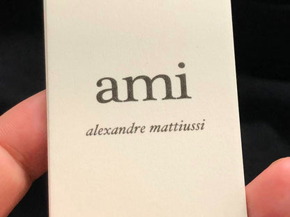 Camiseta AMI Paris Patch Logo Coração