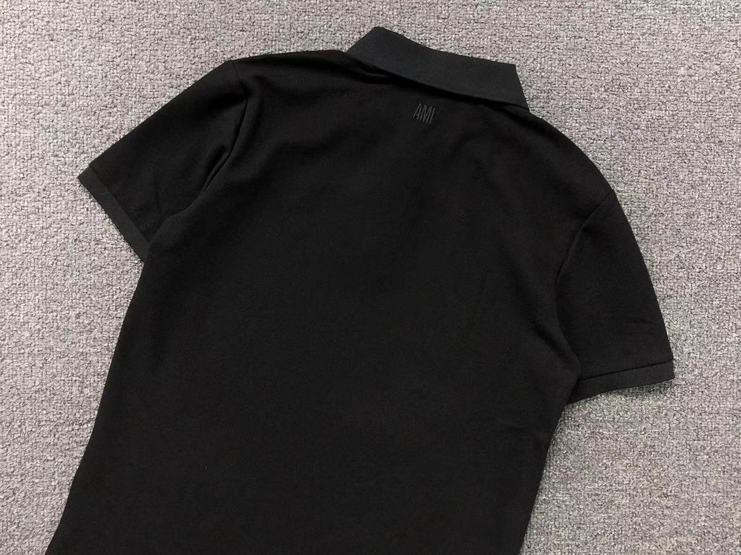 Camisa Polo AMI Paris Big Heart Logo Classic