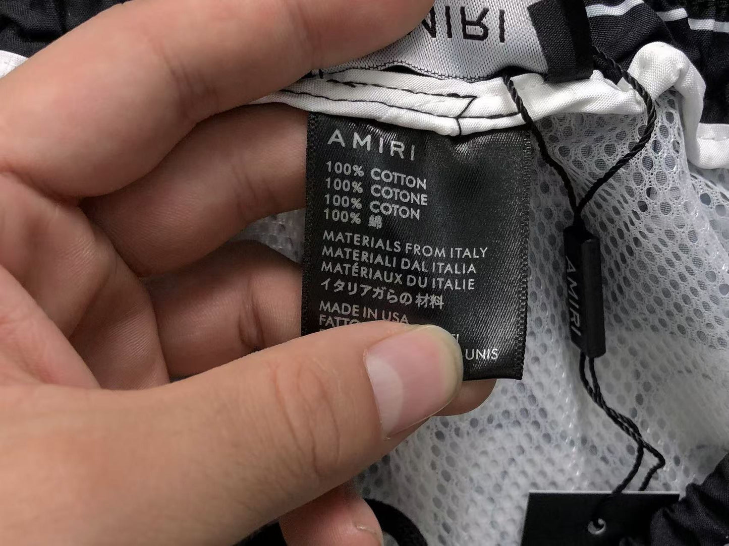 Conjunto AMIRI Monochrome Garden