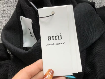 Camiseta Polo AMI Paris Piquet Logo Coração
