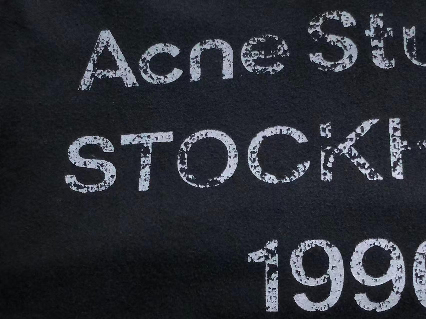 Camiseta Acne Studios Stockholm 1996 Vintage Logo