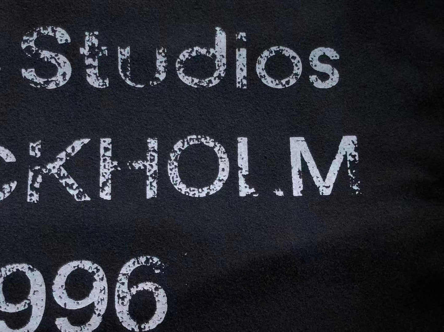 Camiseta Acne Studios Stockholm 1996 Vintage Logo