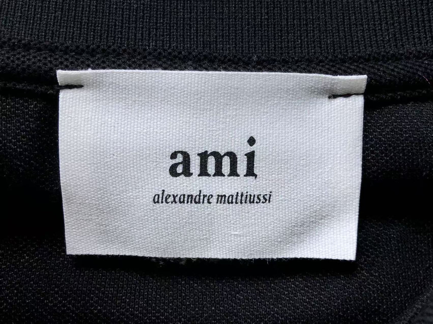 Camisa Polo AMI Paris Big Heart Logo Classic