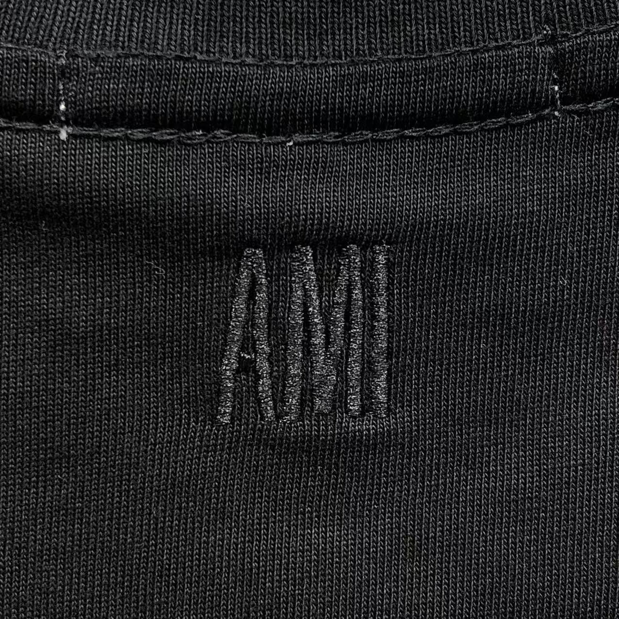 Camiseta AMI Paris Big Heart Patch Classic