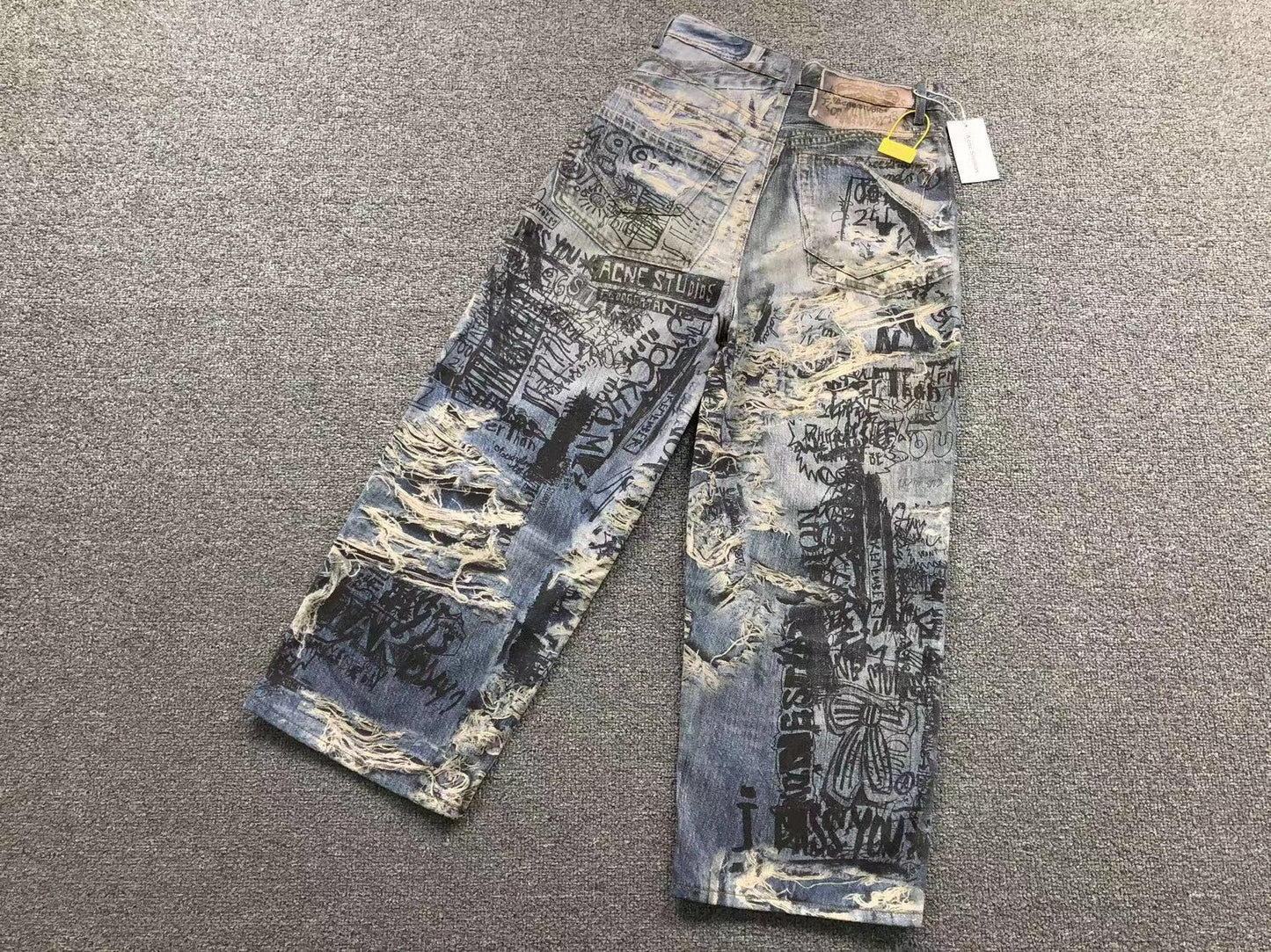 Conjunto Acne Studios Burnout Punk Denim