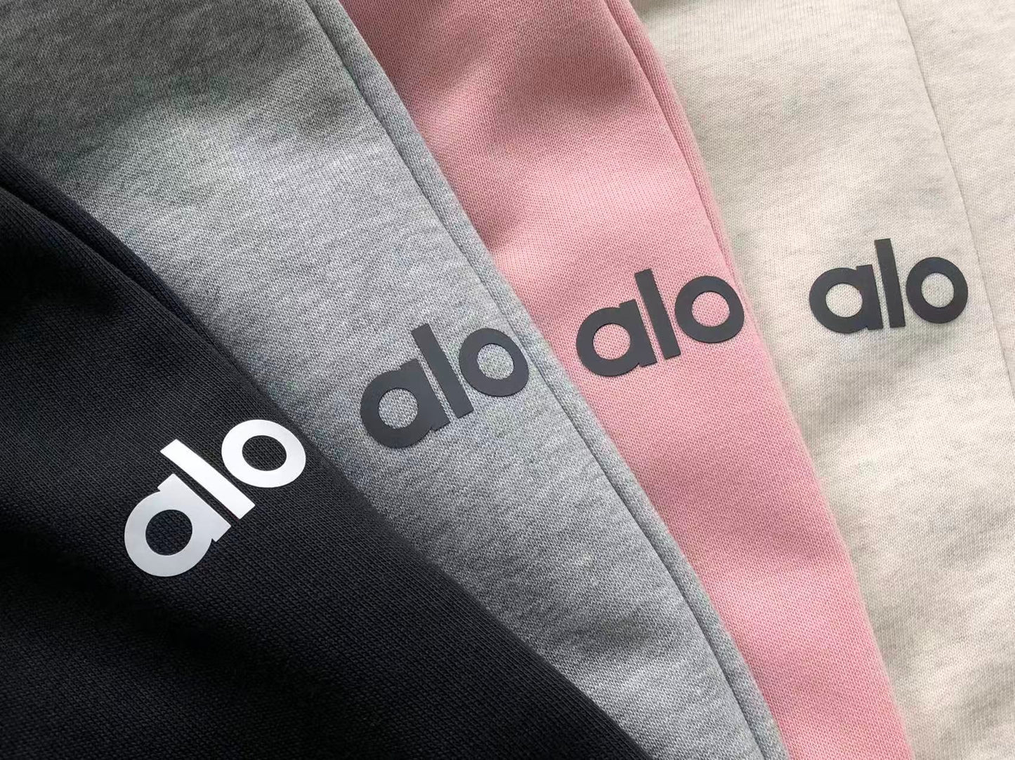 Conjunto Alo Moletom Jogger Half Zip Feminino