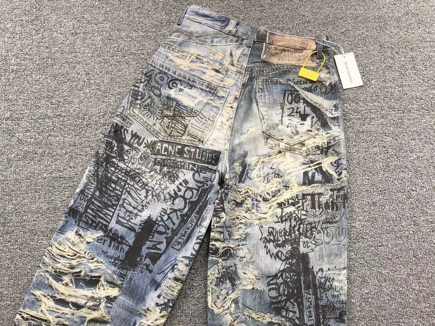 Conjunto Acne Studios Burnout Punk Denim