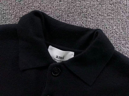 Suéter Polo AMI Paris Coração Minimal