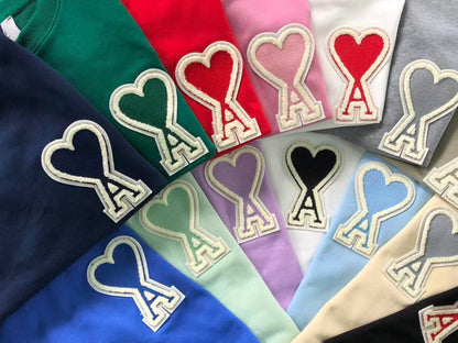 Moletom AMI Paris Ami de Cœur Crewneck Big Heart