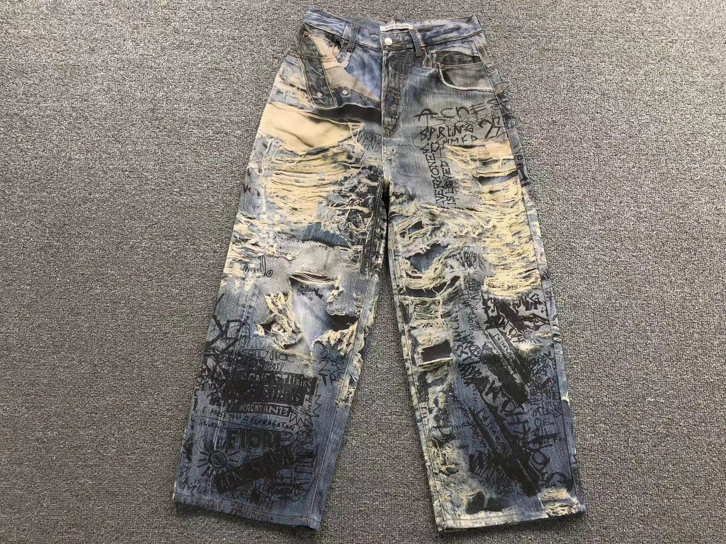 Conjunto Acne Studios Burnout Punk Denim