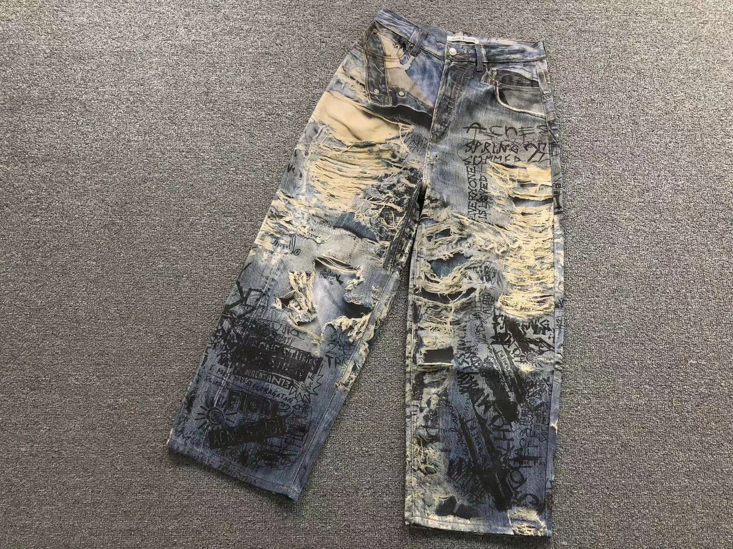 Conjunto Acne Studios Burnout Punk Denim