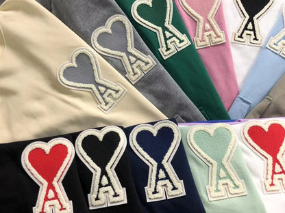 Moletom AMI Paris Ami de Cœur Hoodie Big Heart
