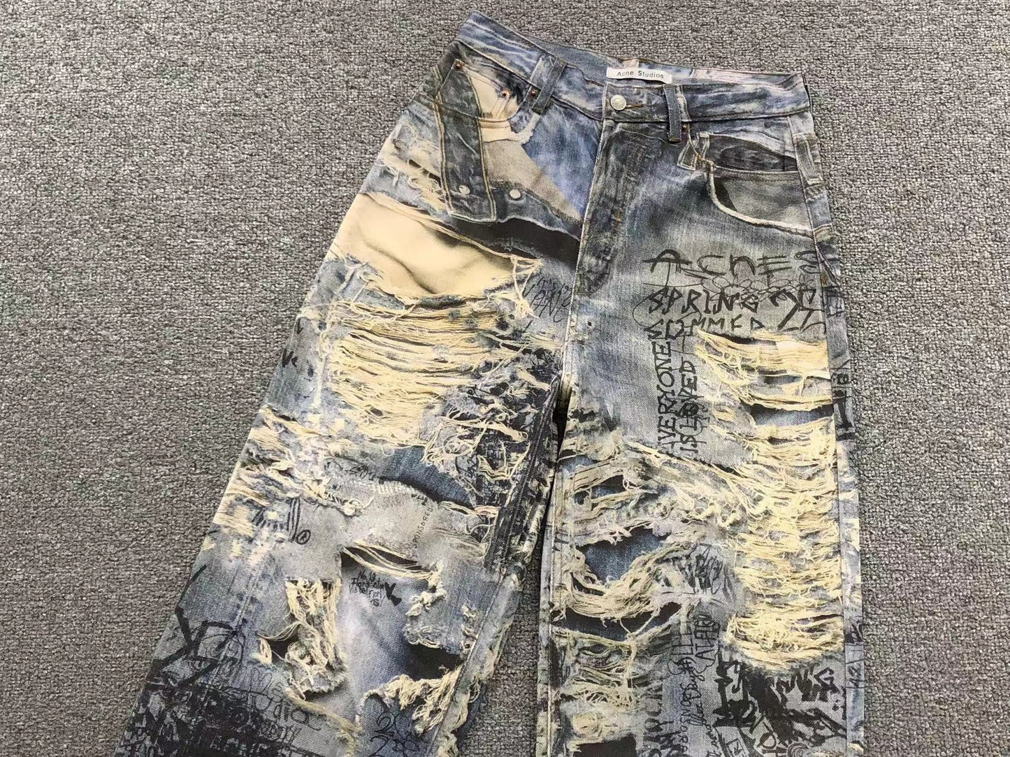 Conjunto Acne Studios Burnout Punk Denim