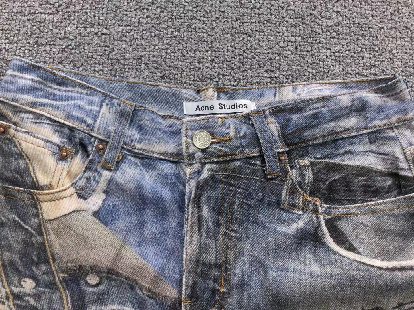 Conjunto Acne Studios Burnout Punk Denim