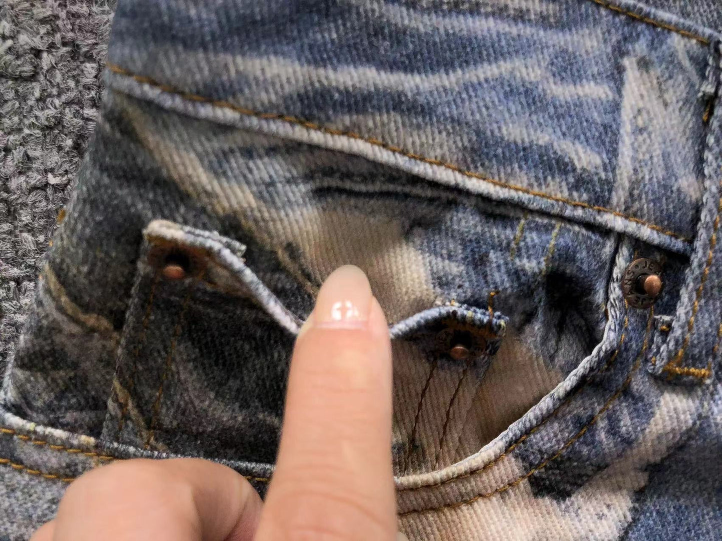 Conjunto Acne Studios Burnout Punk Denim