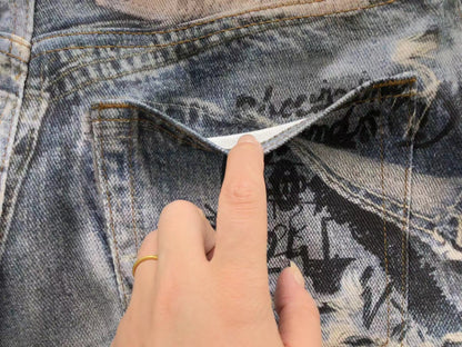 Conjunto Acne Studios Burnout Punk Denim