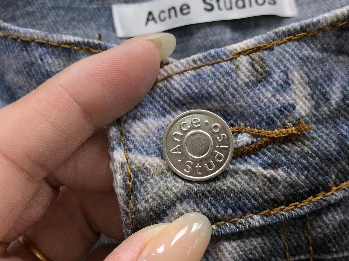 Conjunto Acne Studios Burnout Punk Denim