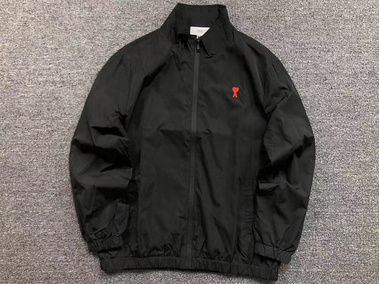 Jaqueta AMI Paris Windbreaker Logo Coração
