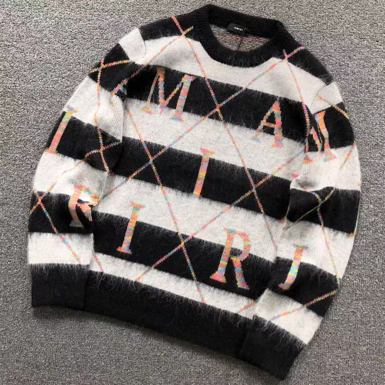 Suéter AMIRI Prism Stripe