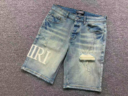 Bermuda Jeans AMIRI Ice Vintage Minimal Distressed