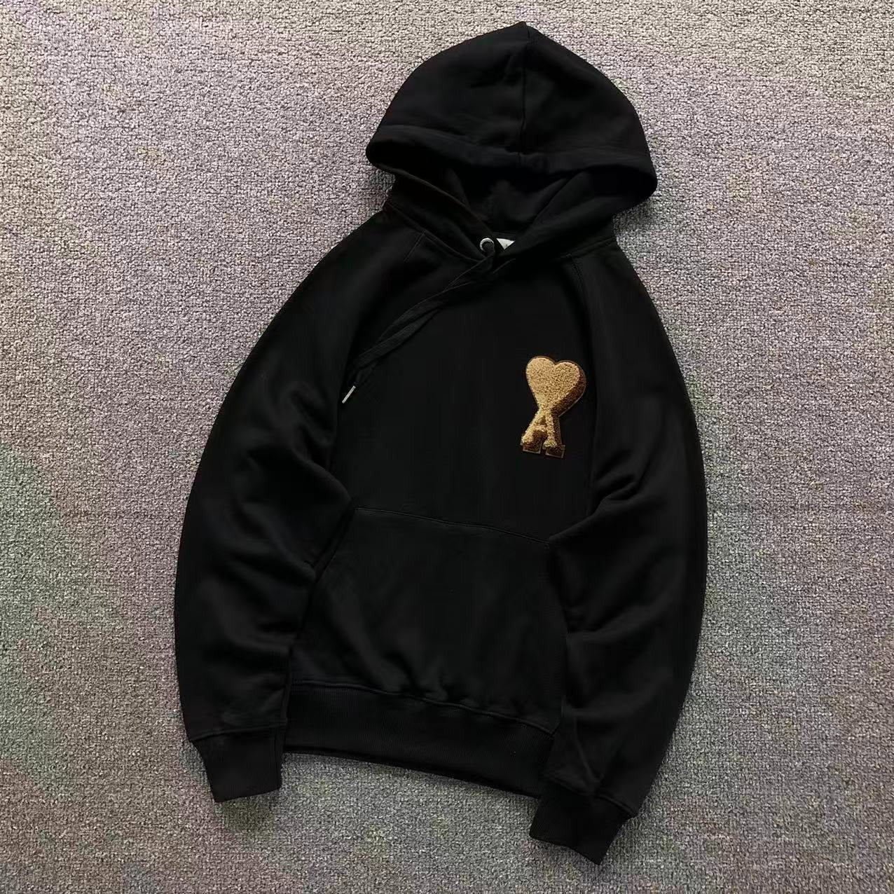 Moletom AMI Paris Ami de Cœur Hoodie Gold