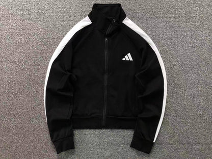 Moletom Adidas Cropped Track Fit Zip