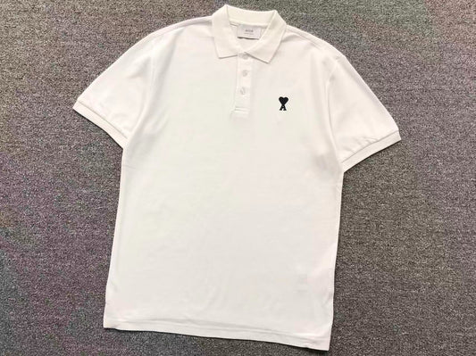 Camiseta Polo AMI Paris Essential Mini Logo