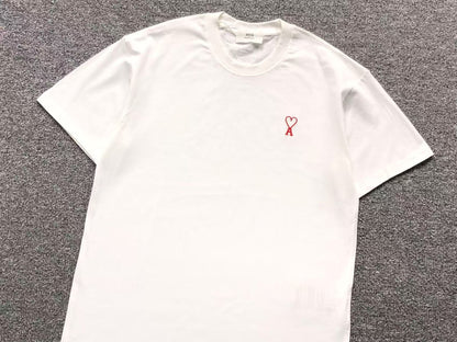Camiseta AMI Paris Outline Heart Minimal