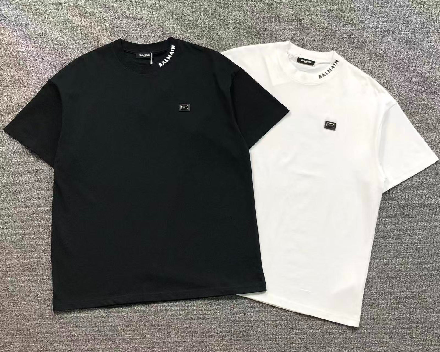 Camiseta Balmain Paris Logo Premium
